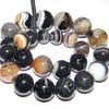 This listing is for the 25 pcs of Agate Smooth Round Beads in size of 13 - 18 mm approx,,Length: 16 inch